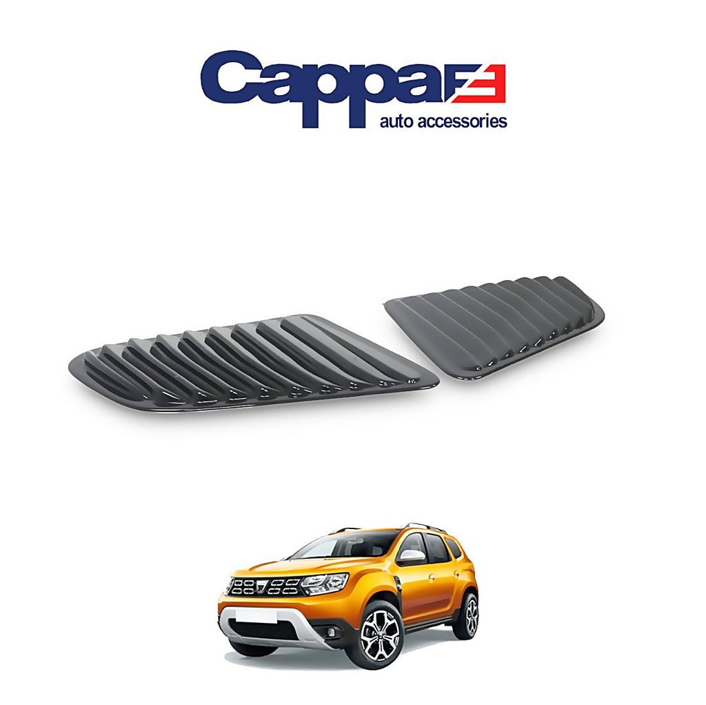 Fits Dacia Duster 2018-2022 ABS Plastic Rear Side Trim Quarter Panel Vent 2 Pcs - Luxell Europe