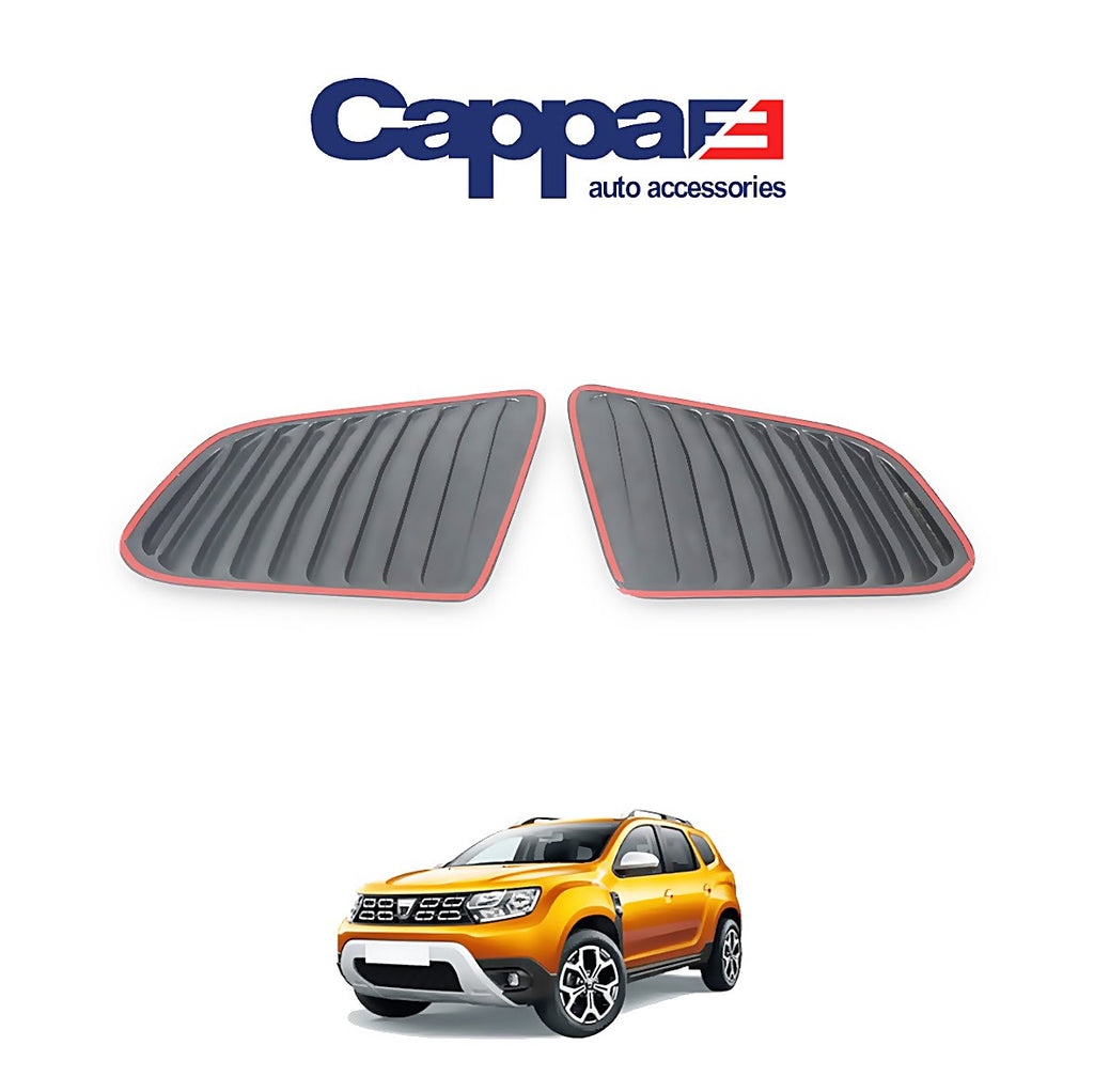 Fits Dacia Duster 2018-2022 ABS Plastic Rear Side Trim Quarter Panel Vent 2 Pcs - Luxell Europe
