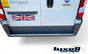 Fits Fiat Ducato/Peugeot Boxer/Citroen Relay 2006-2021 - Rear Bumper Protector Guard - Luxell Europe