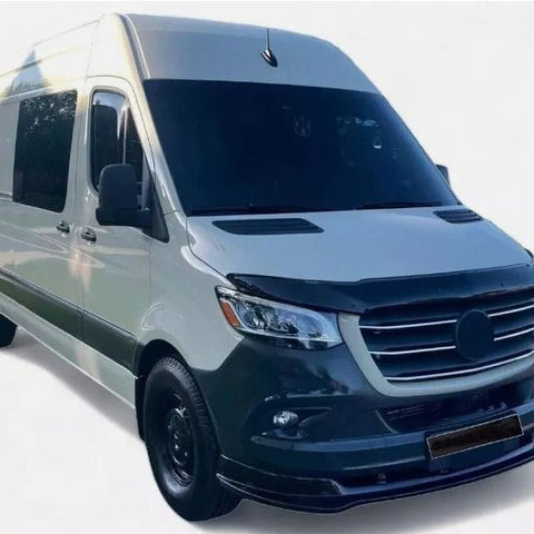 Fits Mercedes Sprinter W907 2018 - 2021 Black Bonnet Protector Bug Stone Deflector - Luxell Europe