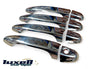 Fits Toyota Land Cruiser Prado J120 / Lexus GX RX Series Chrome Exterior Door Handle Cover 8 Pcs (4 DOOR) - Luxell Europe