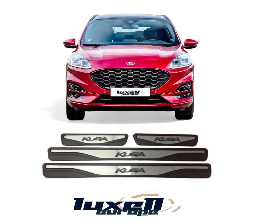 For Ford Kuga Chrome Door Sill Scratch Guard Stainless Steel 2008-2023 - Luxell Europe