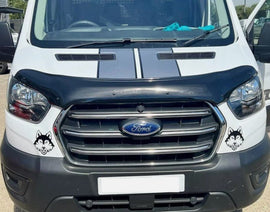 For Ford Transit Mk8 Bonnet Wind Stone Deflector Protector - Luxell Europe
