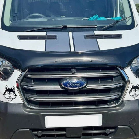 For Ford Transit Mk8 Bonnet Wind Stone Deflector Protector - Luxell Europe