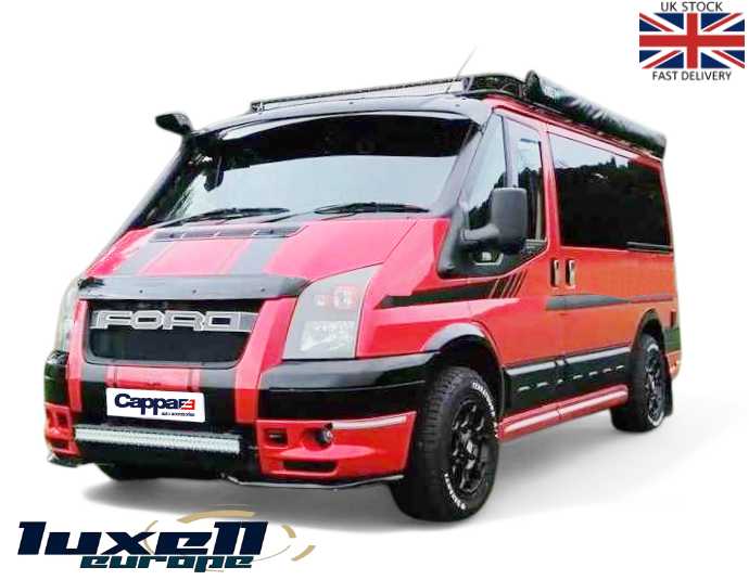 Ford Transit 2006 - 2013 Long Chassis 14 - Piece Fender and Door Covering Set - Luxell Europe