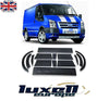 Ford Transit 2006 - 2013 Long Chassis 14 - Piece Fender and Door Covering Set - Luxell Europe