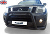 Front Nudge A - Bar Bull Bar - Black, 76mm - Fits Nissan Navara 2016 - Onwards - Luxell Europe