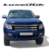 Gloss Black Bonnet Protector Wind Stone Deflector FITS FORD RANGER 2011 - 2015 - Luxell Europe