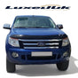 Gloss Black Bonnet Protector Wind Stone Deflector FITS FORD RANGER 2011 - 2015 - Luxell Europe