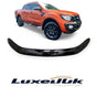 Gloss Black Bonnet Protector Wind Stone Deflector FITS FORD RANGER 2011 - 2015 - Luxell Europe