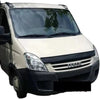 GLOSS BLACK BONNET WIND BONNET STONE PROTECTOR FOR IVECO DAILY 2010 - 2014 - Luxell Europe