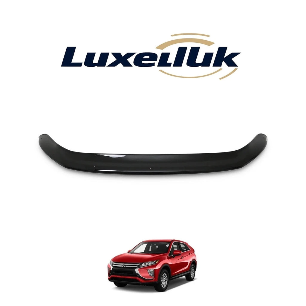 GLOSS BLACK BONNET WIND BONNET STONE PROTECTOR FOR MITSUBISHI ECLIPSE CROSS 2018 ONWARDS - Luxell Europe