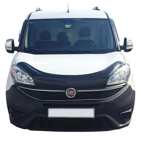 GLOSS BLACK BONNET WIND STONE PROTECTOR FOR FIAT DOBLO 2015 - 2021 - Luxell Europe