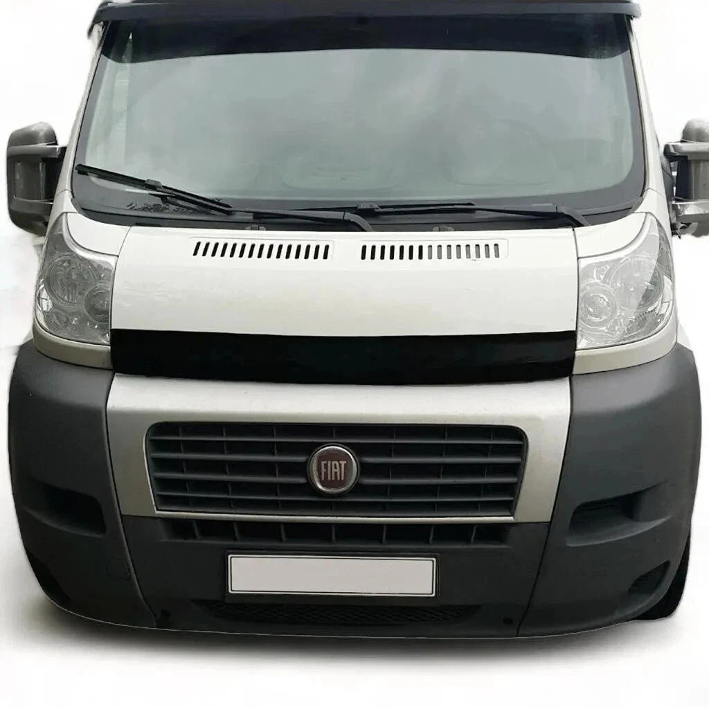 GLOSS BLACK BONNET WIND STONE PROTECTOR FOR FIAT DUCATO/PEUGEOT BOXER/ CITROEN RELAY 2006 - 2014 - Luxell Europe