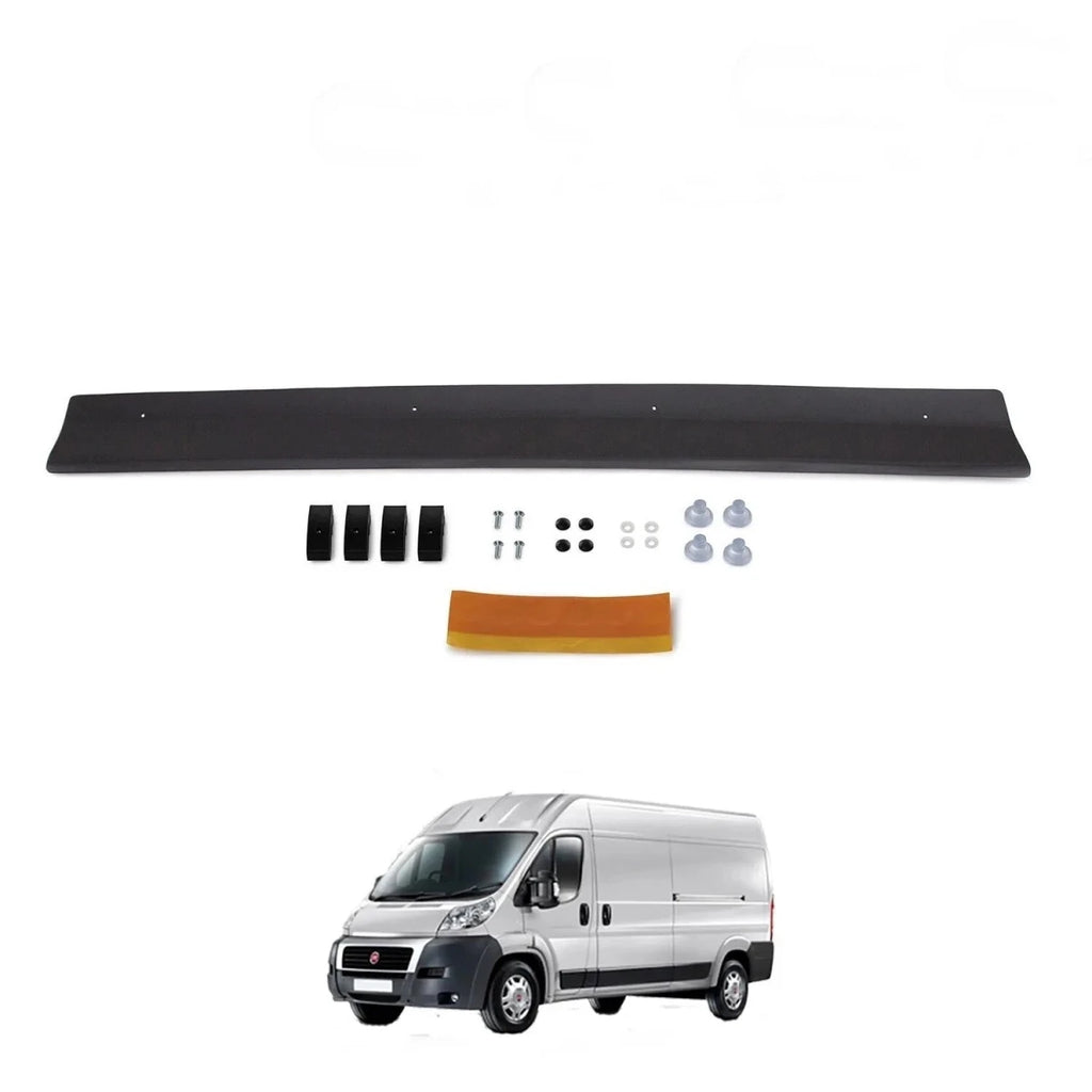 GLOSS BLACK BONNET WIND STONE PROTECTOR FOR FIAT DUCATO/PEUGEOT BOXER/ CITROEN RELAY 2006 - 2014 - Luxell Europe