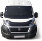GLOSS BLACK BONNET WIND STONE PROTECTOR FOR PEUGEOT BOXER 2014 ONWARDS - Luxell Europe