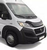 GLOSS BLACK BONNET WIND STONE PROTECTOR FOR PEUGEOT BOXER 2014 ONWARDS - Luxell Europe