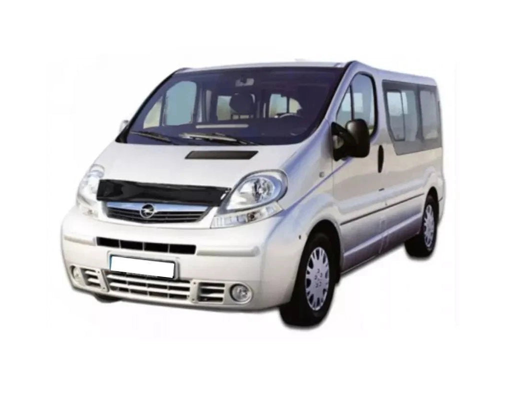 GLOSS BLACK BONNET WIND STONE PROTECTOR FOR RENAUL TRAFIC 2001 - 2013 - Luxell Europe