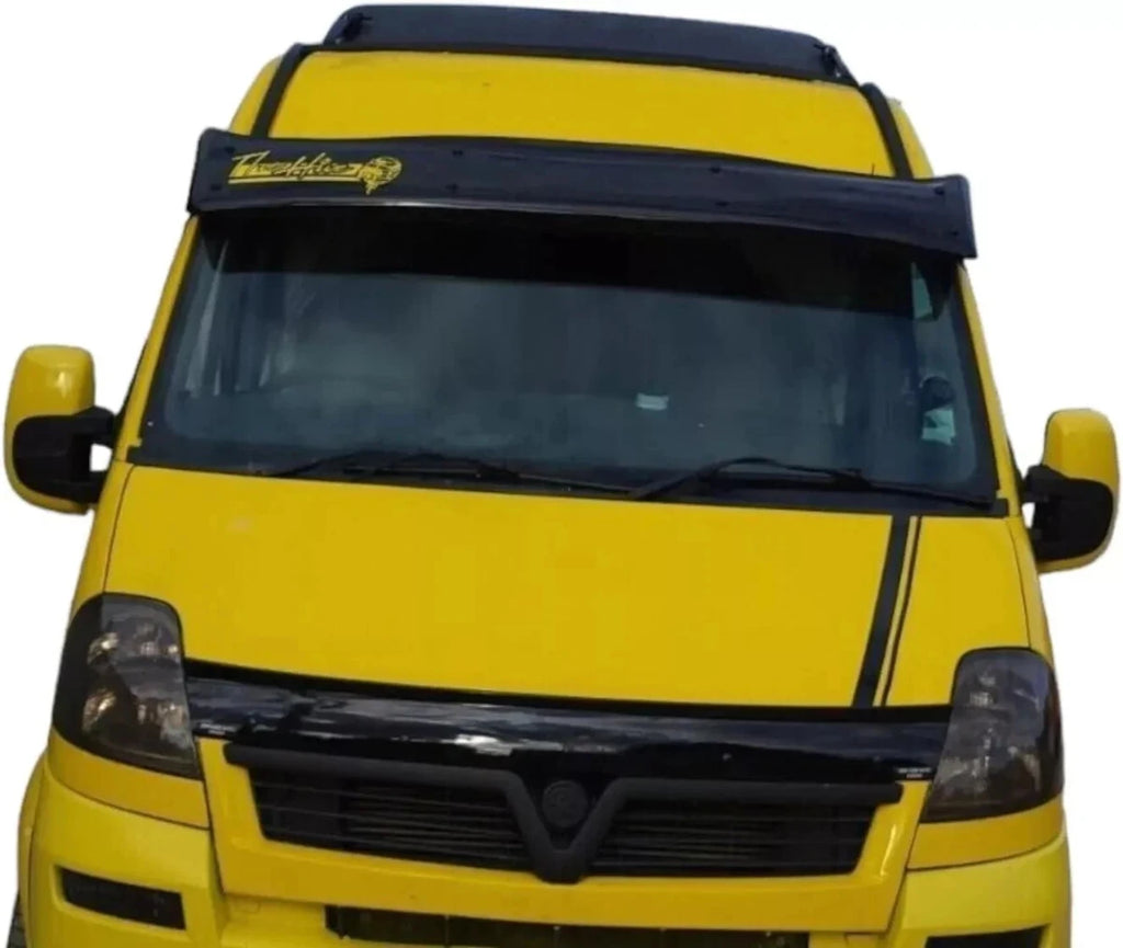 GLOSS BLACK BONNET WIND STONE PROTECTOR FOR RENAULT MASTER 2007 - 2010 - Luxell Europe
