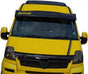 GLOSS BLACK BONNET WIND STONE PROTECTOR FOR RENAULT MASTER 2007 - 2010 - Luxell Europe