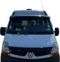 GLOSS BLACK BONNET WIND STONE PROTECTOR FOR RENAULT MASTER 2007 - 2010 - Luxell Europe