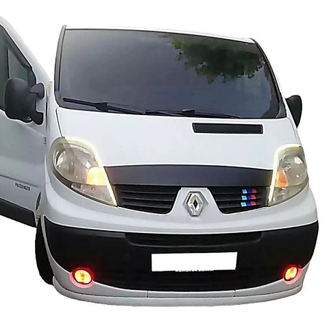GLOSS BLACK BONNET WIND STONE PROTECTOR FOR VAUXHALL OPEL VIVARO 2001 - 2013 - Luxell Europe