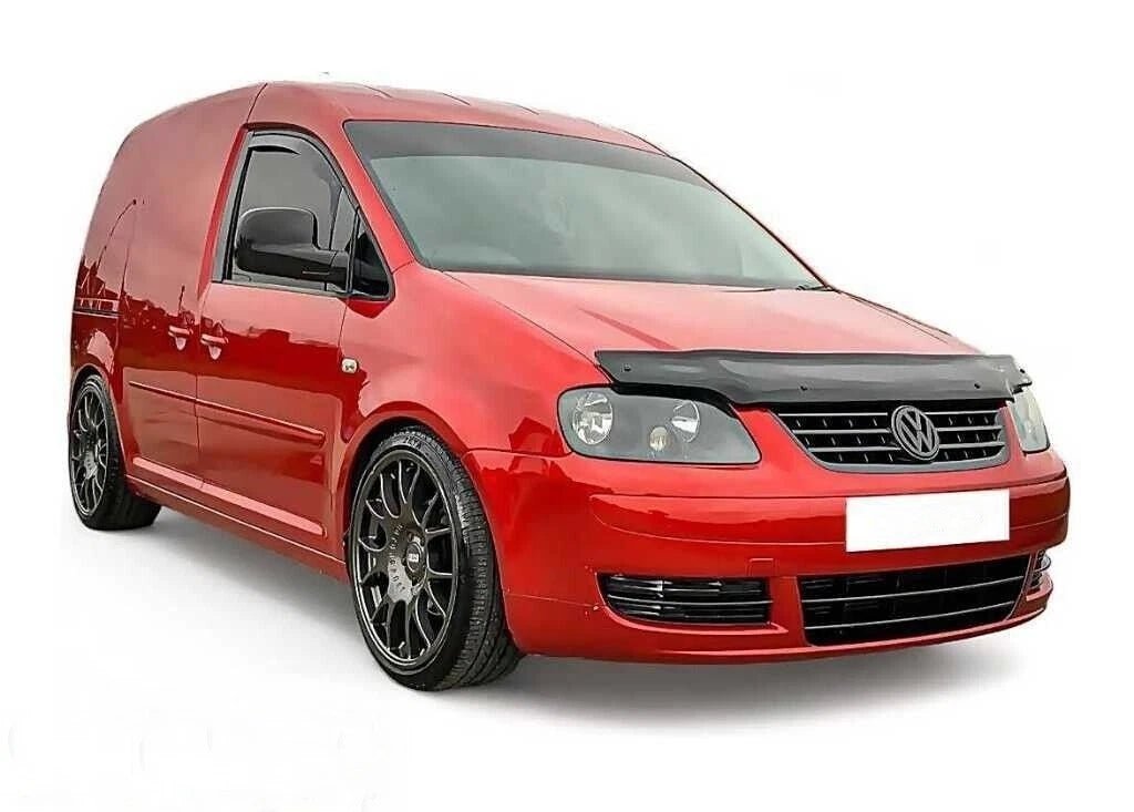 GLOSS BLACK GLOSS BONNET WIND STONE PROTECTOR FOR CADDY MK2 2004 - 2009/TOURAN 2003 - 2006 - Luxell Europe