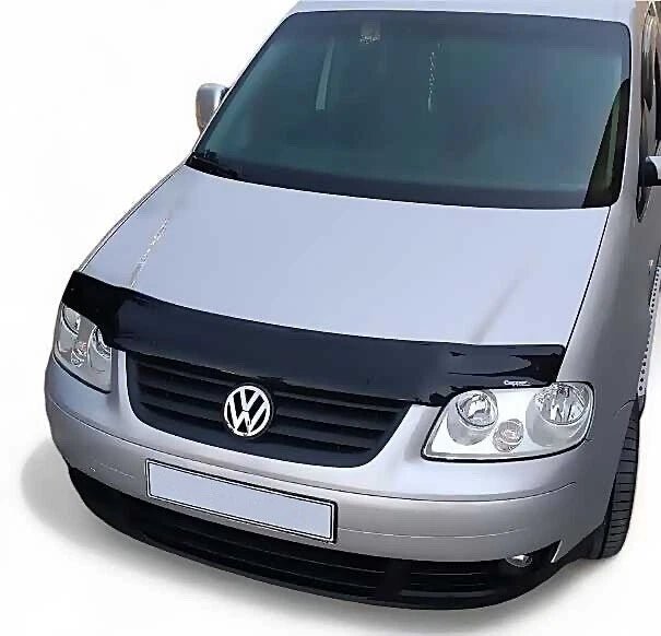 GLOSS BLACK GLOSS BONNET WIND STONE PROTECTOR FOR CADDY MK2 2004 - 2009/TOURAN 2003 - 2006 - Luxell Europe