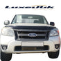 GLOSS BLACK GLOSS BONNET WIND STONE PROTECTOR FOR FORD RANGER 2009 - 2011 - Luxell Europe
