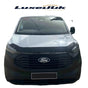GLOSS BLACK GLOSS BONNET WIND STONE PROTECTOR FOR Ford Transit Tourneo Custom 2023 ONWARDS - Luxell Europe