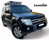 GLOSS BLACK GLOSS BONNET WIND STONE PROTECTOR FOR MITSUBISHI PAJERO SHOGUN 1998 - 2006 - Luxell Europe
