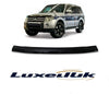GLOSS BLACK GLOSS BONNET WIND STONE PROTECTOR FOR MITSUBISHI PAJERO SHOGUN 1998 - 2006 - Luxell Europe