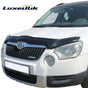 GLOSS BLACK GLOSS BONNET WIND STONE PROTECTOR FOR SKODA YETI 2009 - 2013 - Luxell Europe