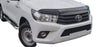 GLOSS BLACK GLOSS BONNET WIND STONE PROTECTOR FOR TOYOTA HILUX 2015 - 2019 - Luxell Europe