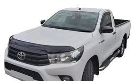 GLOSS BLACK GLOSS BONNET WIND STONE PROTECTOR FOR TOYOTA HILUX 2015 - 2019 - Luxell Europe
