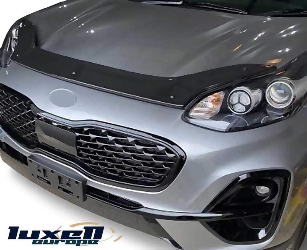 High-Quality Black Bonnet Protector Stone Deflector FITS Kia Sportage 2015-2021 - Luxell Europe
