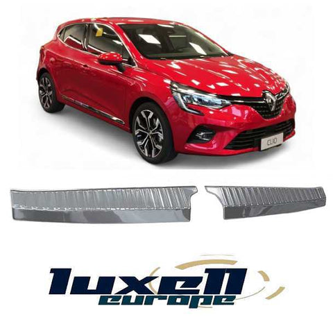 Inner Rear Bumper Protector Scratch Guard 2 Pcs for Renault Clio 5 HB 2019-2021 - Luxell Europe