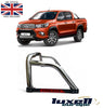 LED High - quality Stainless Steel Roll bar with Brake lights Fits Hilux 2015 - 2024 - Luxell Europe