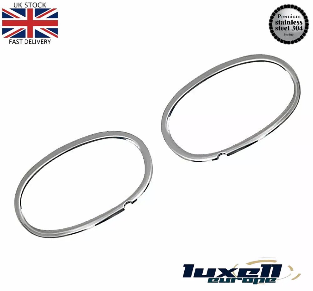 Mercedes Sprinter W906 2014+ Facelift Stainless Steel Fog Light Trim - Set of 2 - Luxell Europe