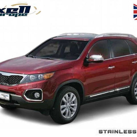 Polished Chrome Side Mirror Covers for Kia Sorento 2010–2013 – Premium Door Accessory - Luxell Europe