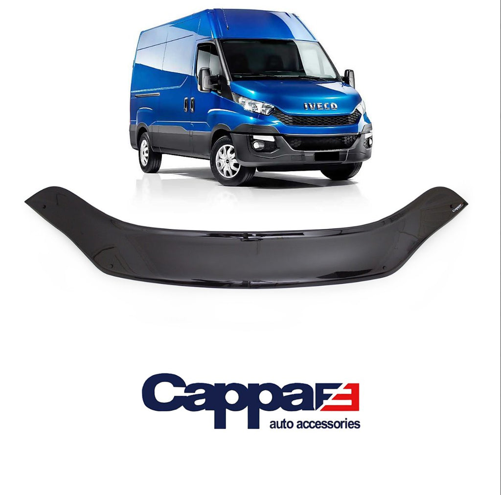 Premium Black Bonnet Protector Stone Deflector Guard for Iveco Daily 2014-2019 - Luxell Europe