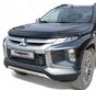 Premium Black Bonnet Protector Stone Deflector Guard for Mitsubishi L200 2019-2023 - Luxell Europe
