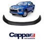 Premium Black Bonnet Protector Stone Deflector Guard for Mitsubishi L200 2019-2023 - Luxell Europe