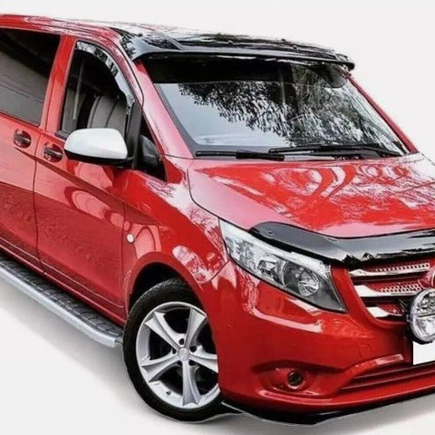 Premium Black Exterior Sun Visor Shield Guard for Mercedes Vito W638 W639 W447 (1996 - 2021) - Luxell Europe