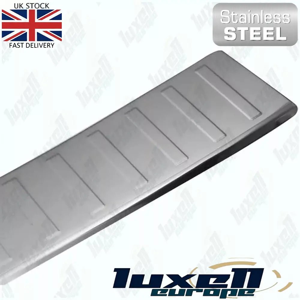 Premium Chrome Rear Bumper Protector Guard for Citroen Berlingo, Vauxhall Combo E, Peugeot Rifter, and Peugeot Partner (2018 - 2024) - Luxell Europe