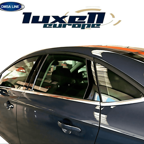 Premium Chrome Window Trim for Ford Mondeo MK4 (2007–2014) – 6 - Piece Sill & Frame Set - Luxell Europe