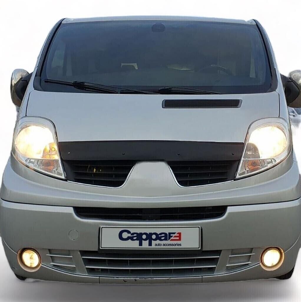 High-Quality Bonnet Protector Stone Deflector for Renault Trafic / Vauxhall Vivaro 2001-2014