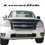 GLOSS BLACK GLOSS BONNET WIND STONE PROTECTOR FOR FORD RANGER 2009-2011