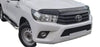GLOSS BLACK GLOSS BONNET WIND STONE PROTECTOR FOR TOYOTA HILUX 2015-2019