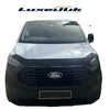 GLOSS BLACK GLOSS BONNET WIND STONE PROTECTOR FOR Ford Transit Tourneo Custom 2023 ONWARDS